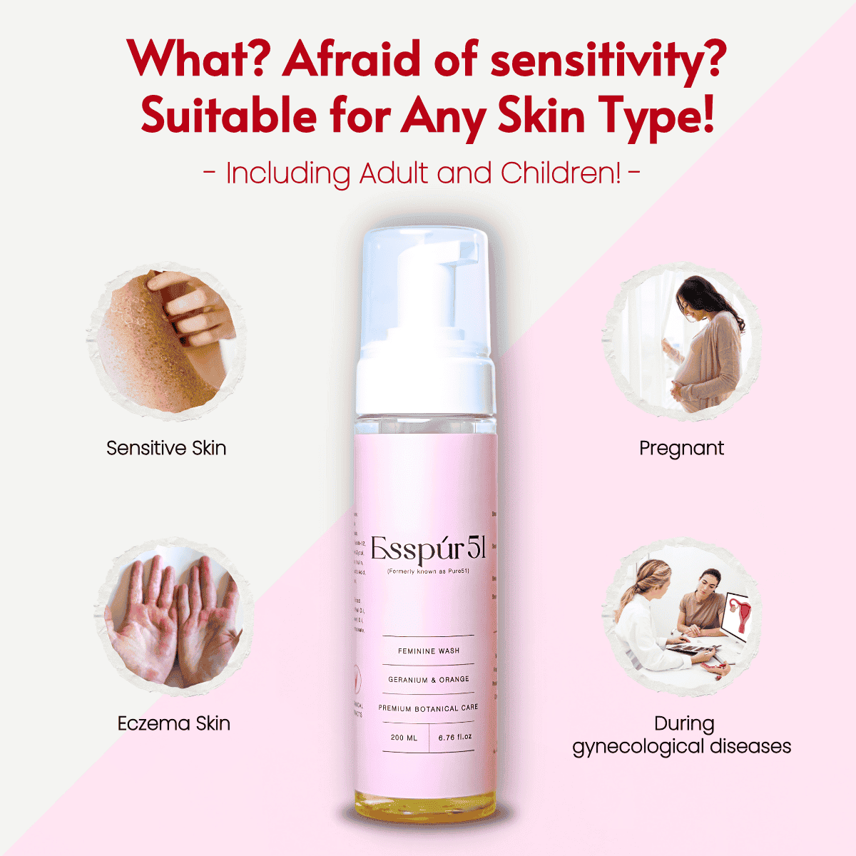 SET C - Feminine Wash x3 + FREE Travel Kit x1