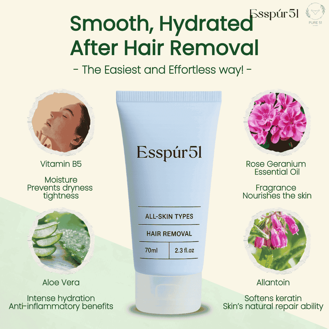 SET B - Hair Removal Cream x2 + Free Aloe Vera x1
