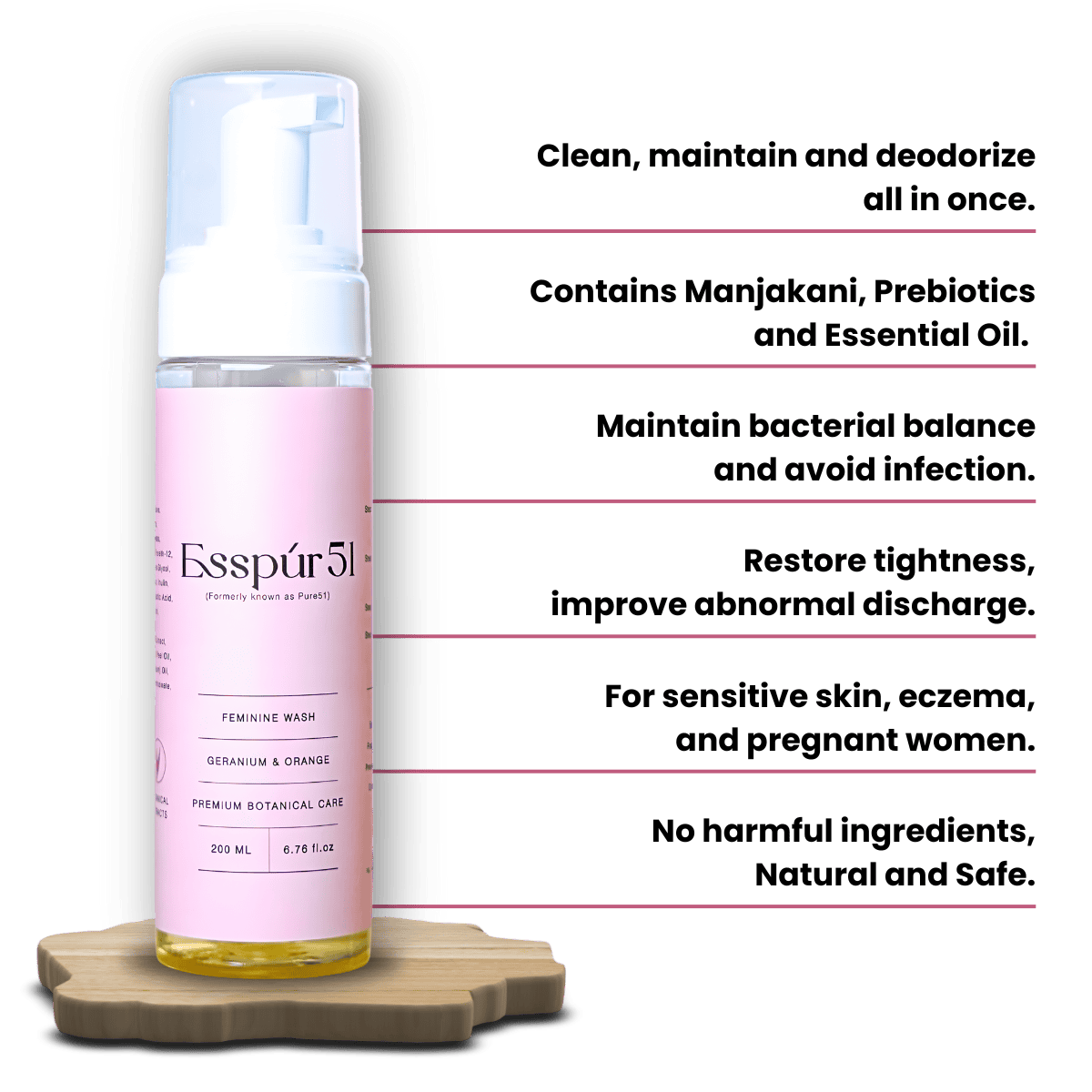 Esspúr51 Feminine Wash