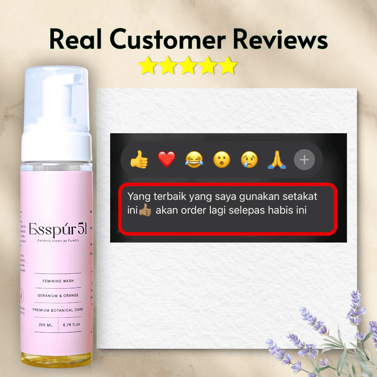 Esspúr51 Feminine Wash