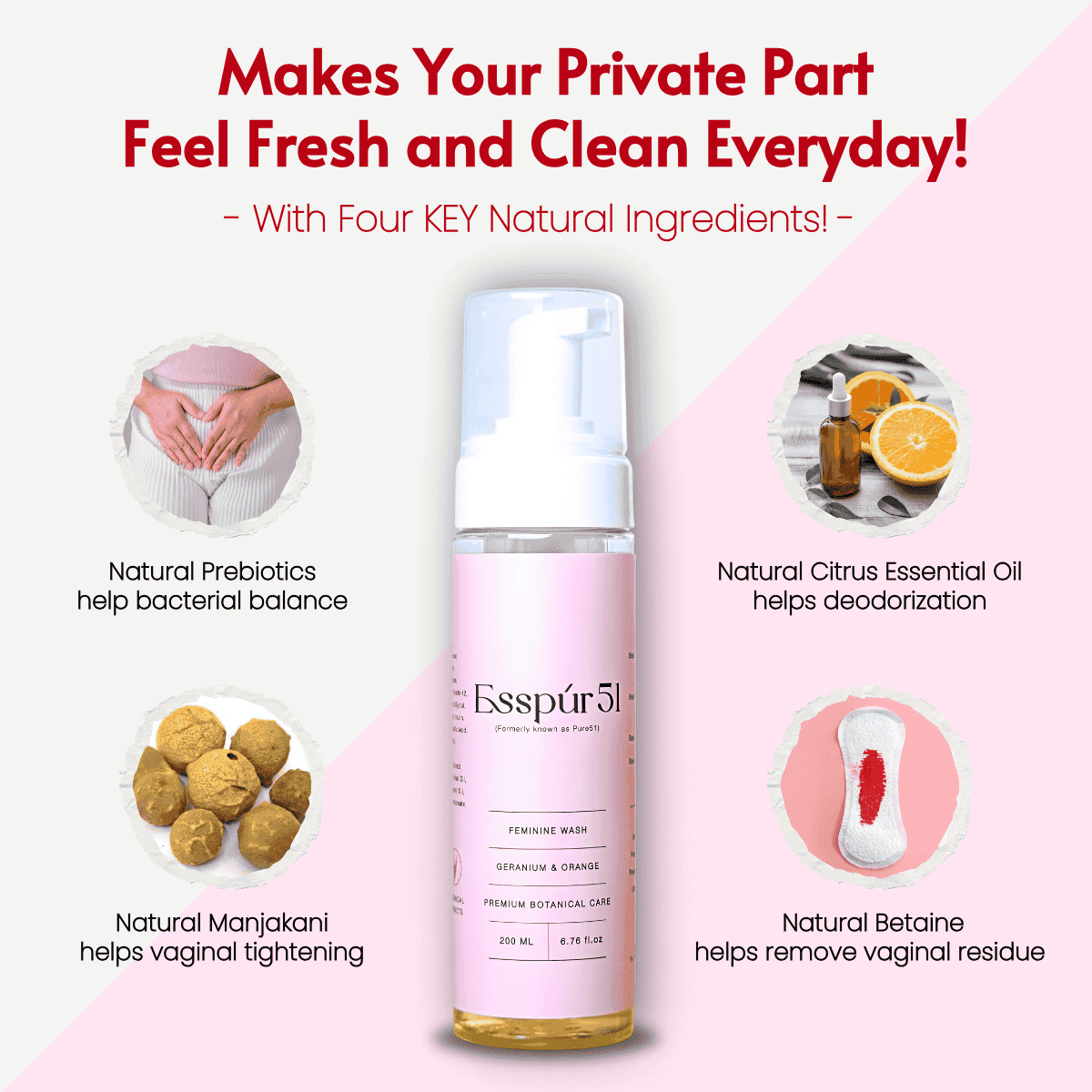 SET C - Feminine Wash x3 + FREE Travel Kit x1